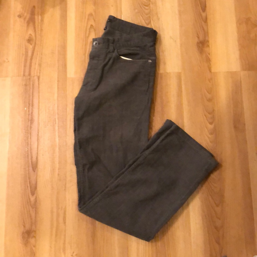 Mens Theory grey/brown corduroy pant